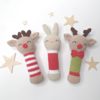 Hochet renne et lapin noël margote picote