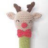 Hochet renne de noel avec noeud